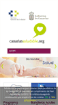 Mobile Screenshot of canariassaludable.org