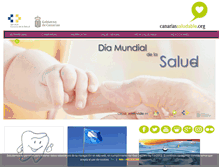 Tablet Screenshot of canariassaludable.org
